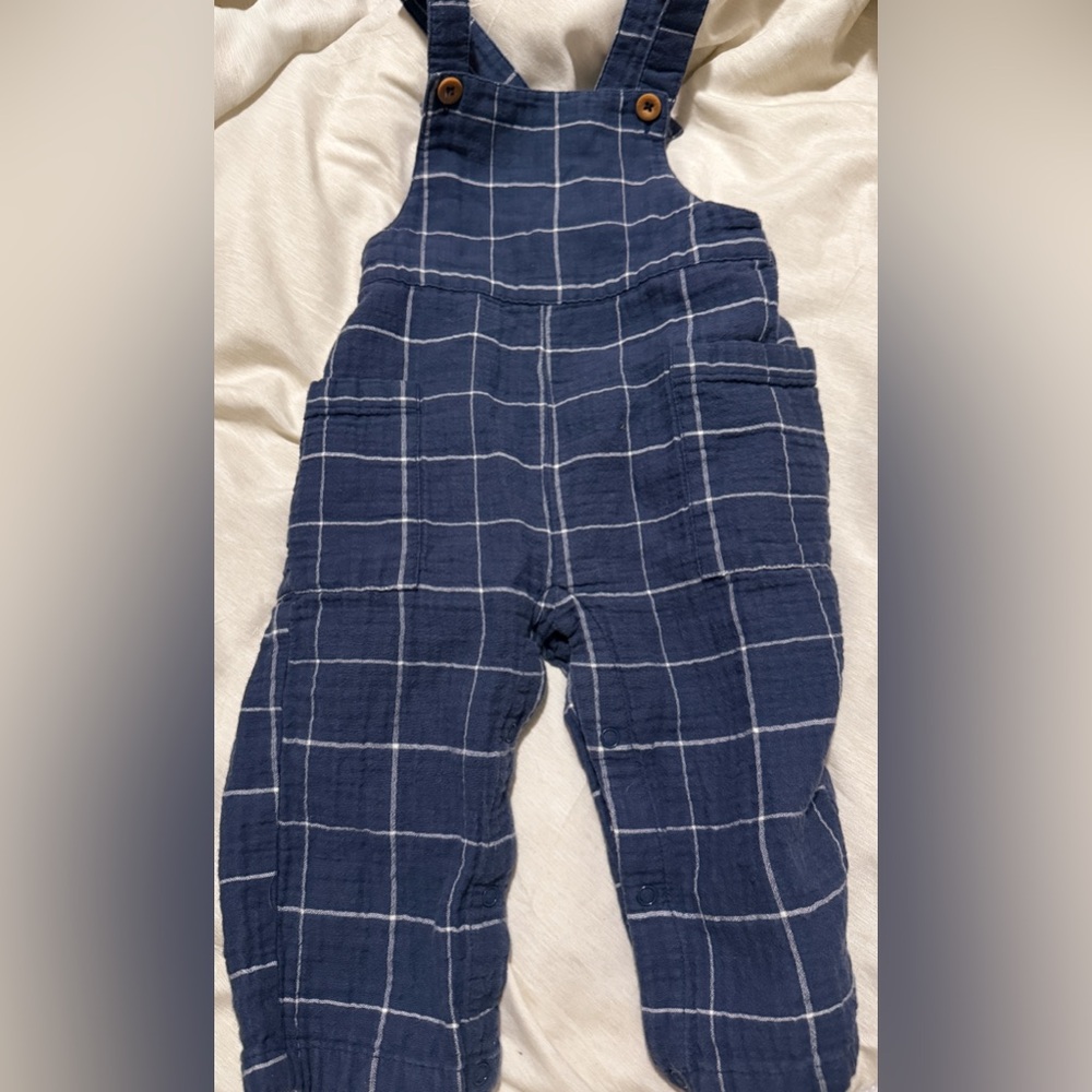 Nordstrom baby gingham Overalls